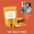 Foodservice Bulk Gourmet Cheese Crackers 5 lb- Original : Spicy Chipotle Cheddar