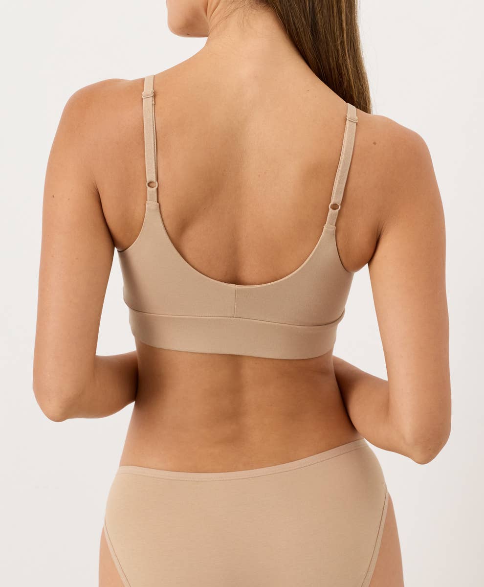 Women's Everyday Classic T-Shirt Bra: Sesame / Small