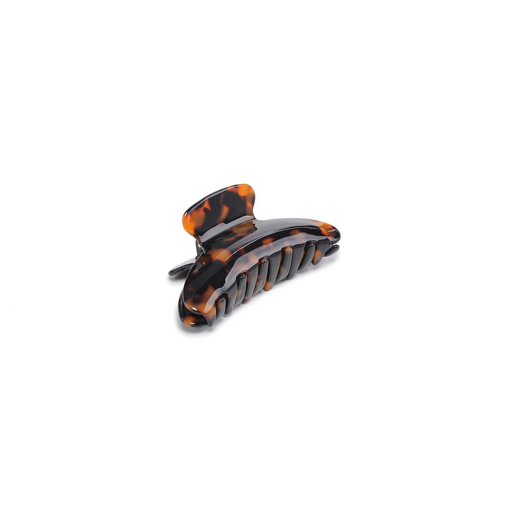 Martina Hair Claw: Cream Tortoise