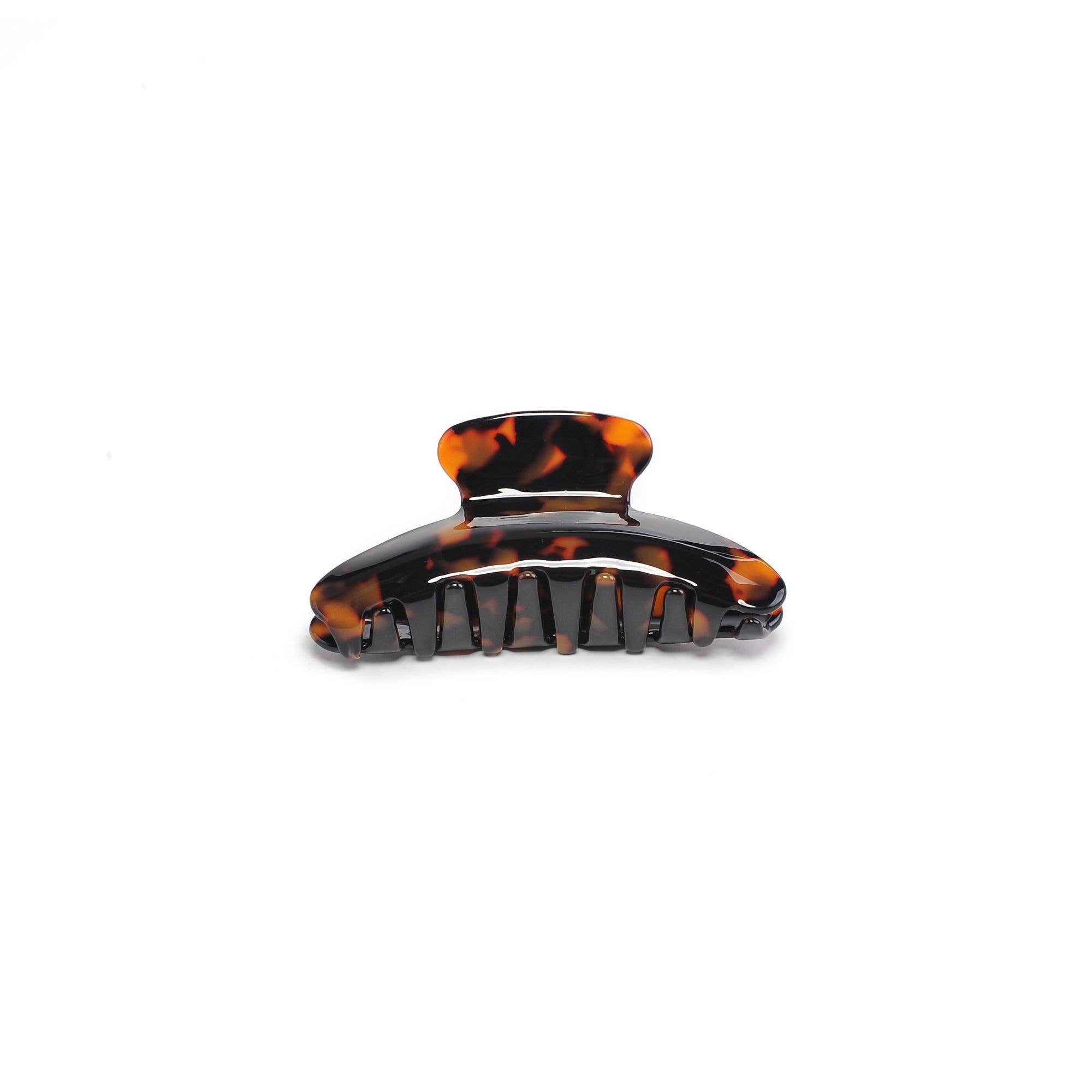 Martina Hair Claw: Cream Tortoise
