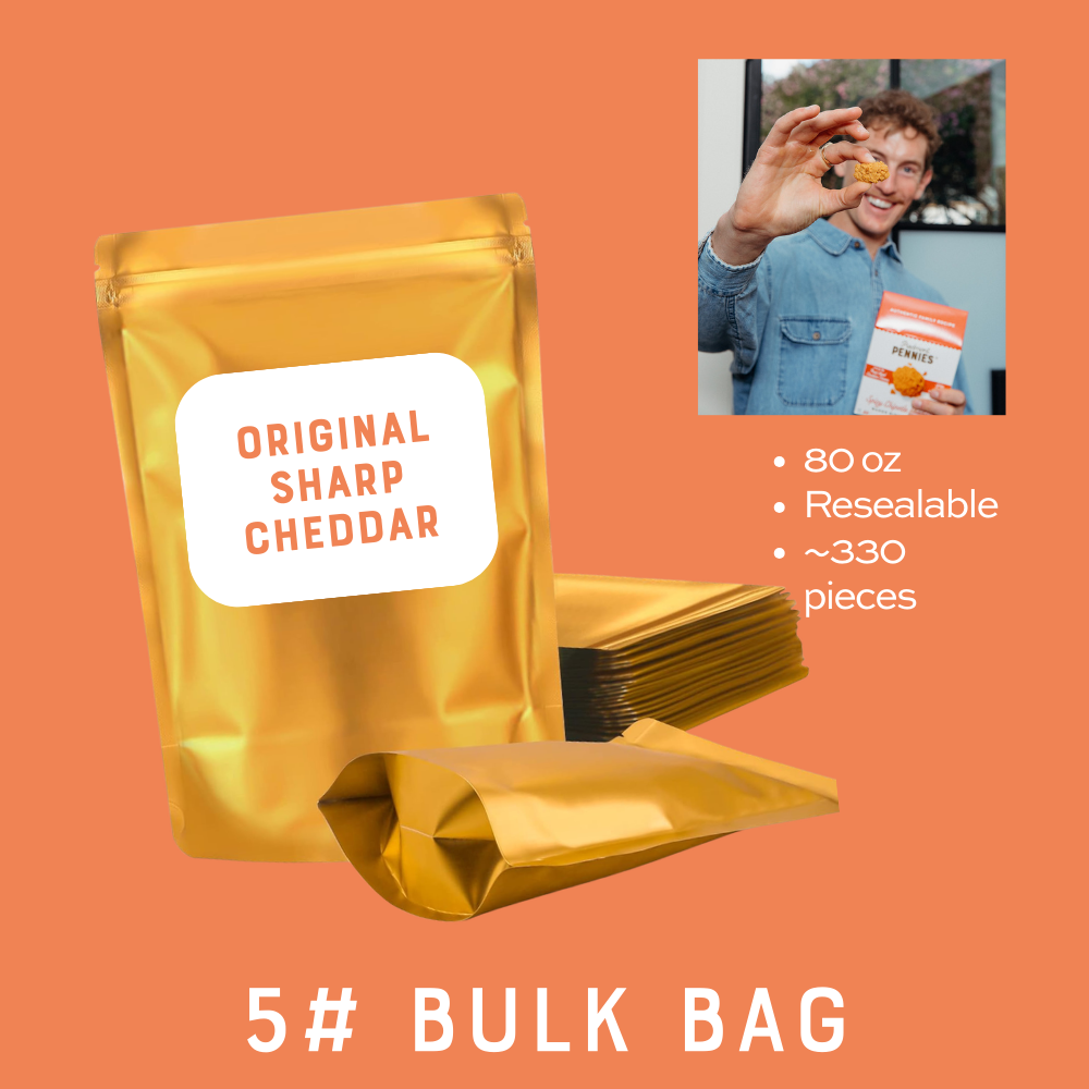Foodservice Bulk Gourmet Cheese Crackers 5 lb- Original : Spicy Chipotle Cheddar