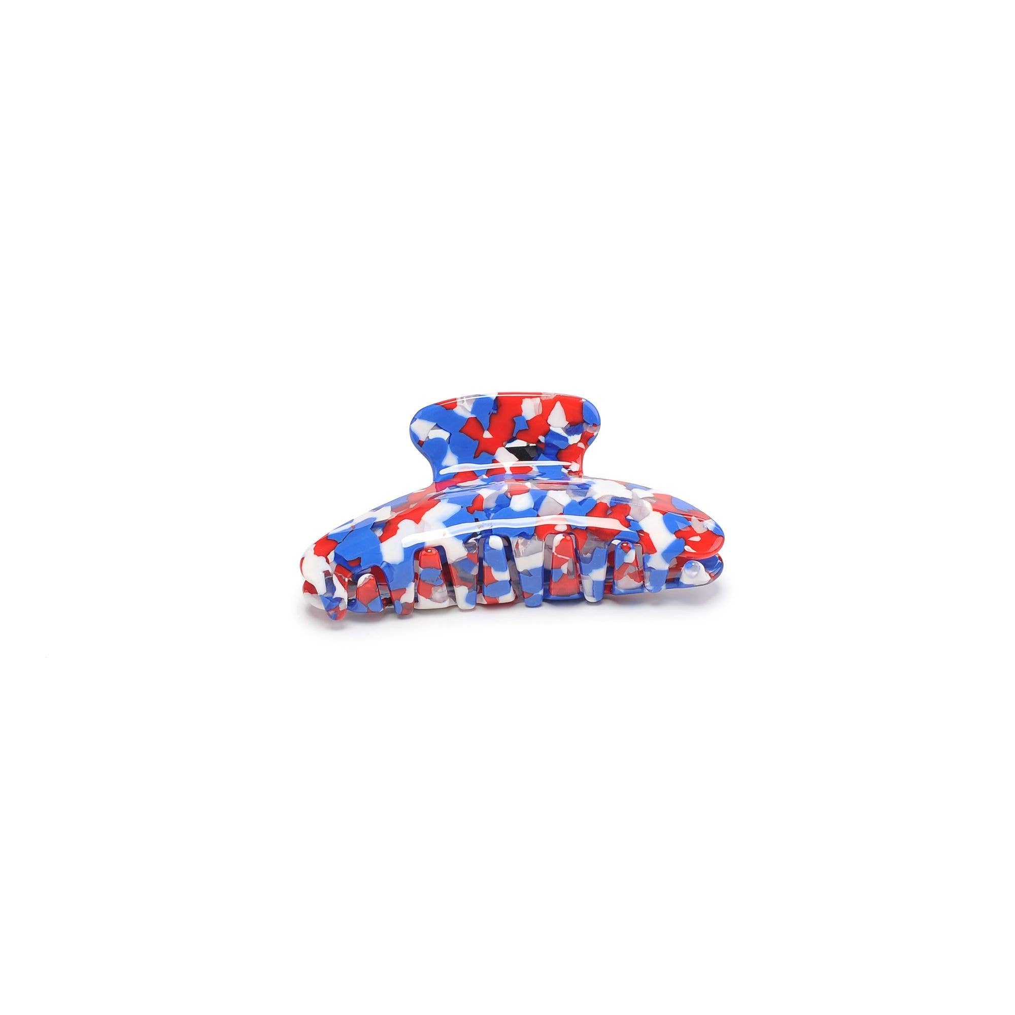 Martina Hair Claw: Cream Tortoise