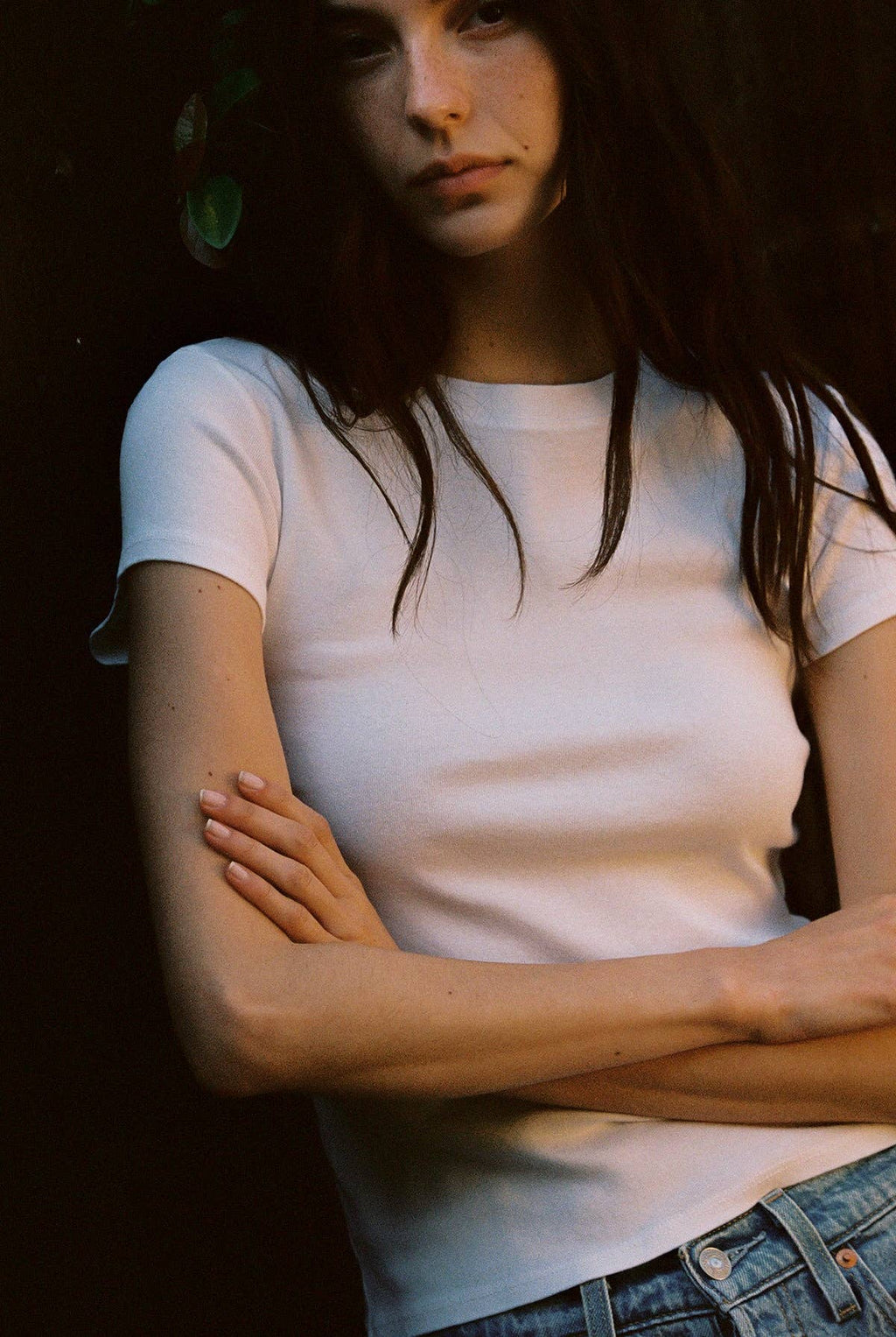 Bebe Organic Tee: Cherry / M
