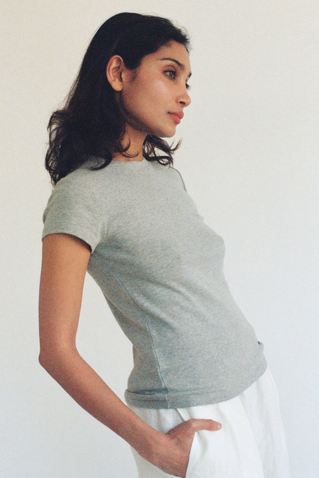 Bebe Organic Tee: Cherry / M