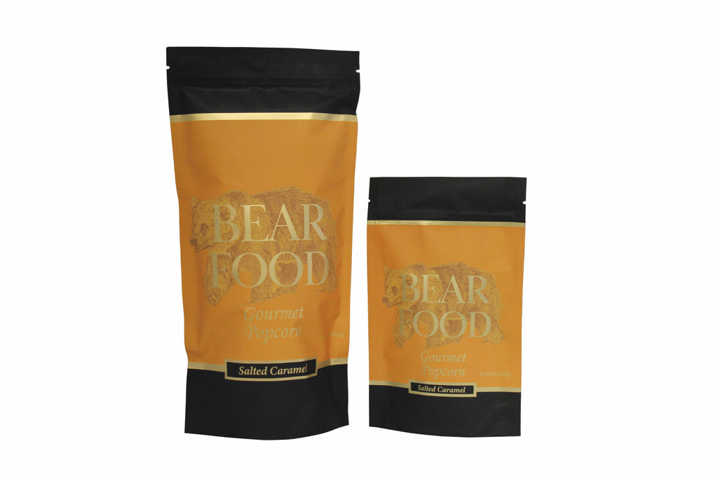 Salted Caramel Gourmet Popcorn: 5.5oz Large Pouch