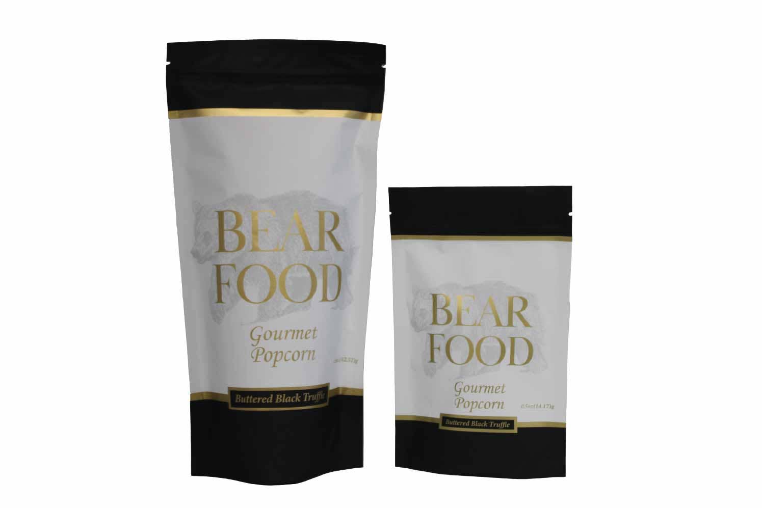 Buttered Black Truffle Gourmet Popcorn: 0.5oz Small Pouch
