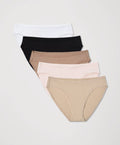 Women's Everyday Classic Fit Bikini 5-Pack: Core Edit / Medium