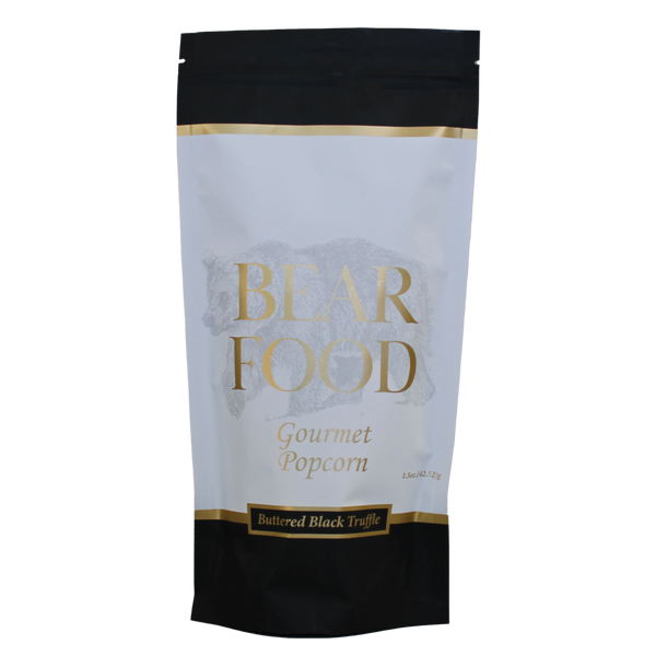 Buttered Black Truffle Gourmet Popcorn: 0.5oz Small Pouch
