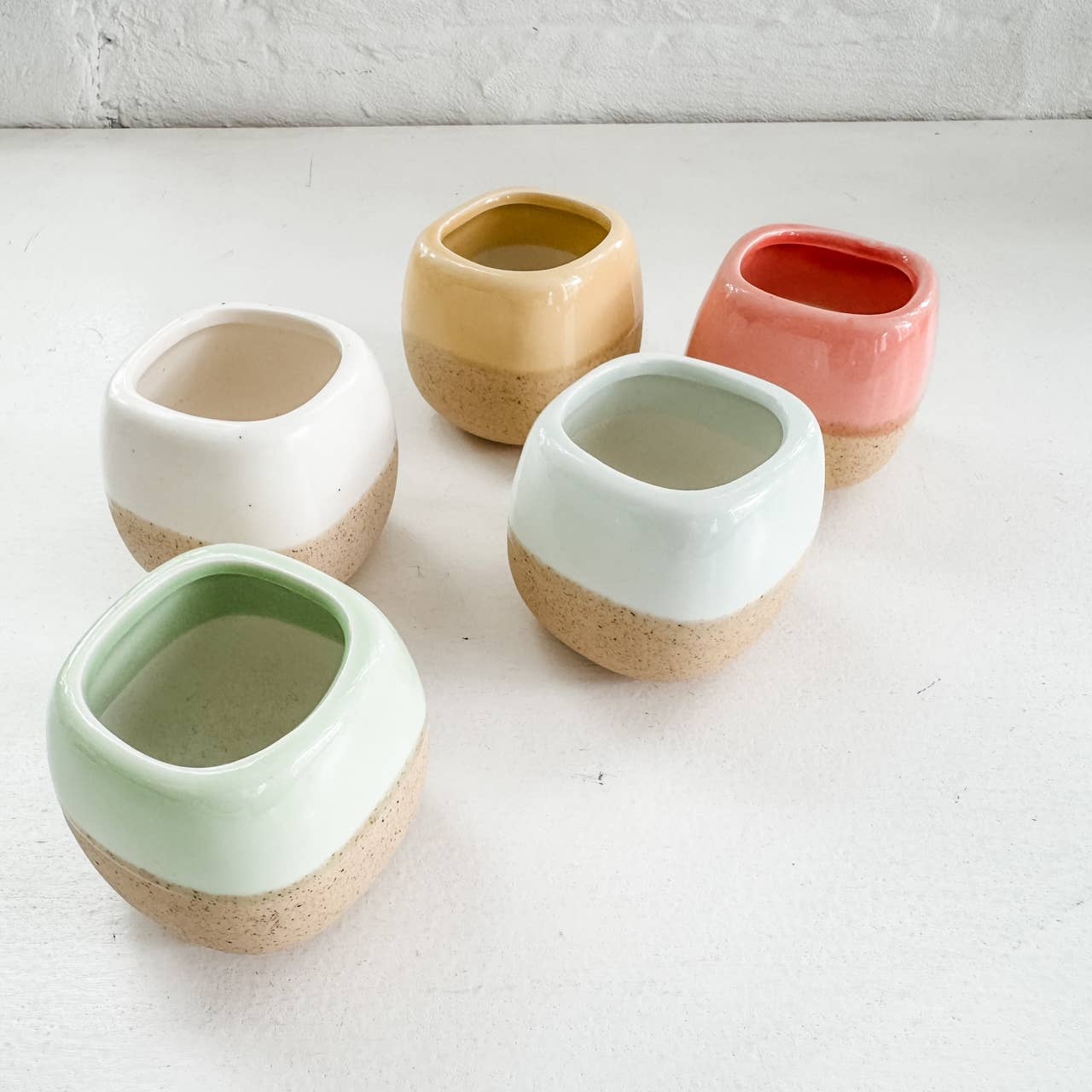 Ceramic Match Holders - With or Without Matches - 5 Colors: White / Without Matches