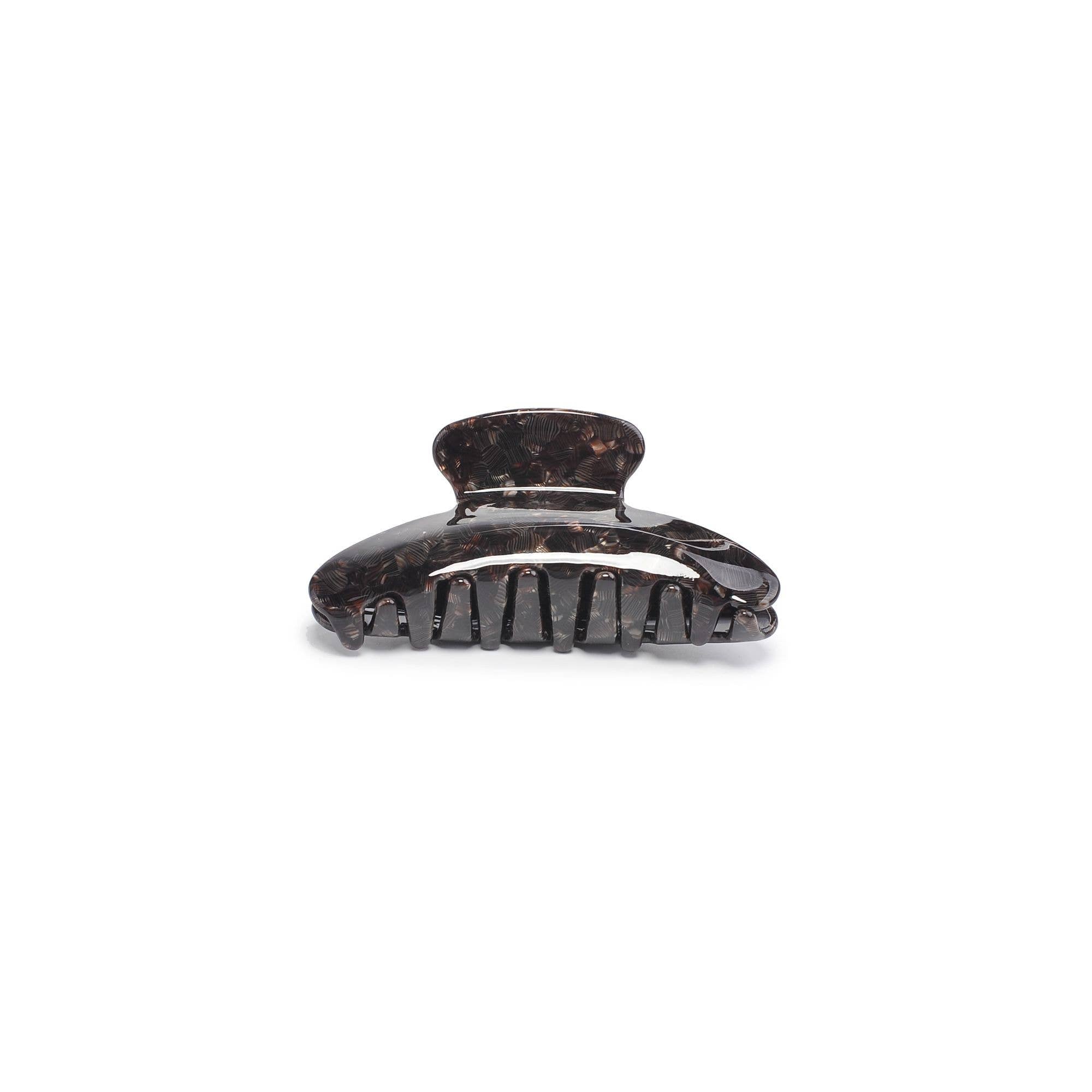 Martina Hair Claw: Cream Tortoise