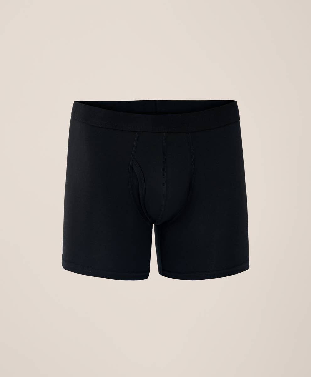 Men's Everyday Boxer Brief: Black / Large