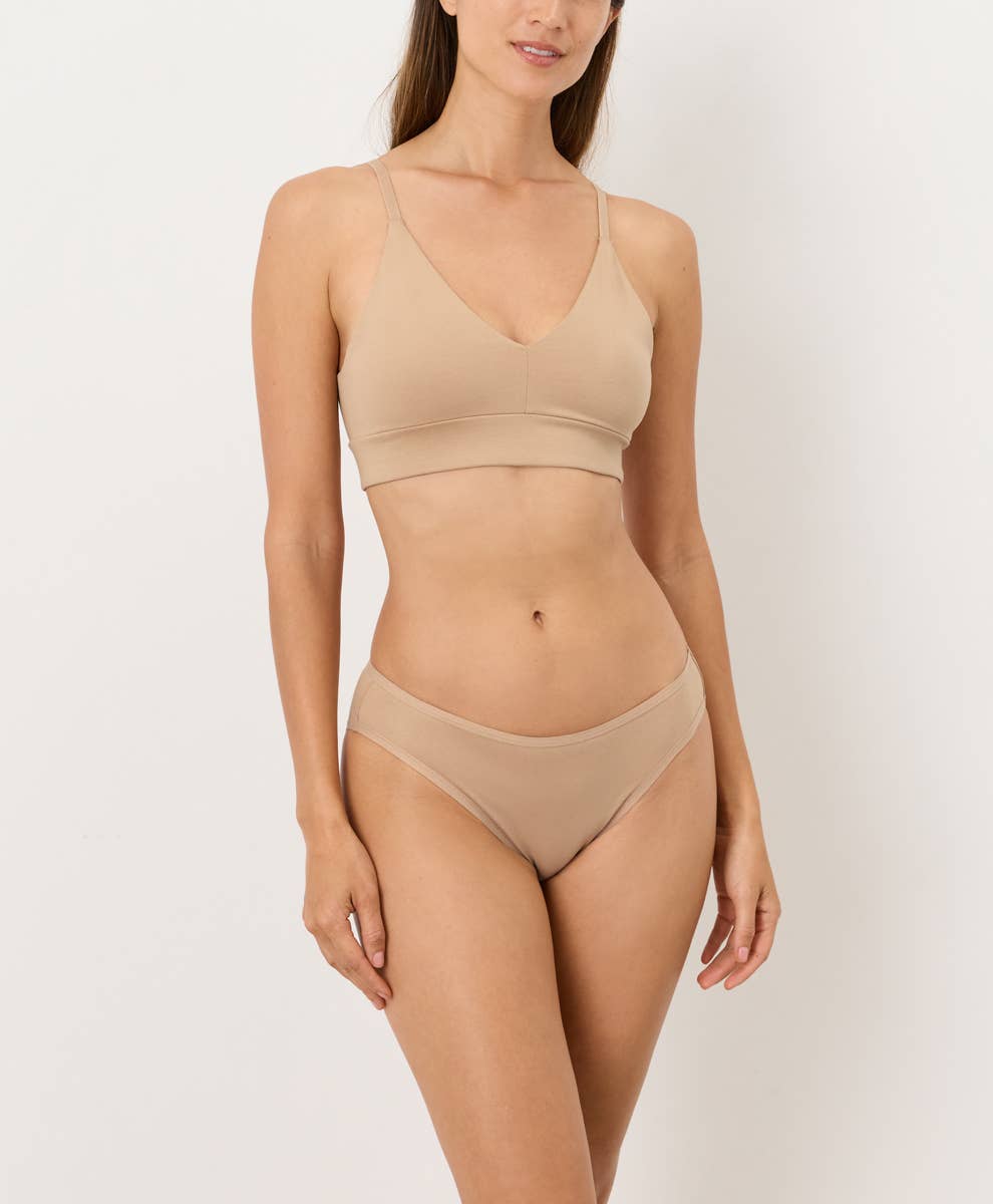 Women's Everyday Classic T-Shirt Bra: Sesame / Small